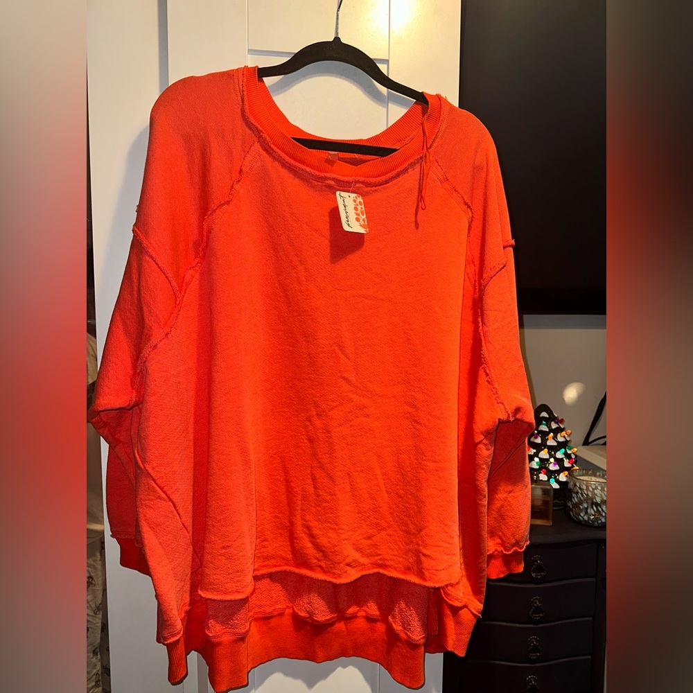 NWT FREE PEOPLE Movement 
One To Beat Pullover - Flame
$78 MSRP - Picture 6 of 12